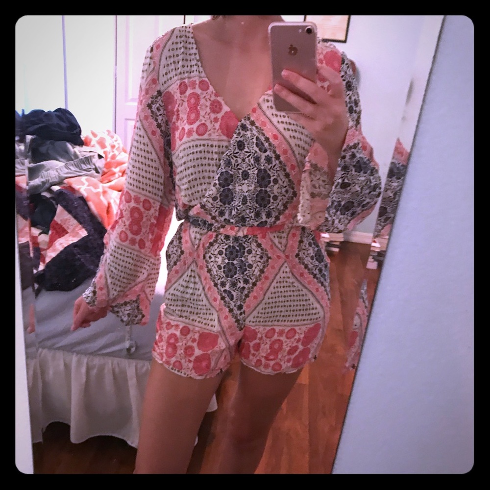 Roxy Long Sleeve Romper